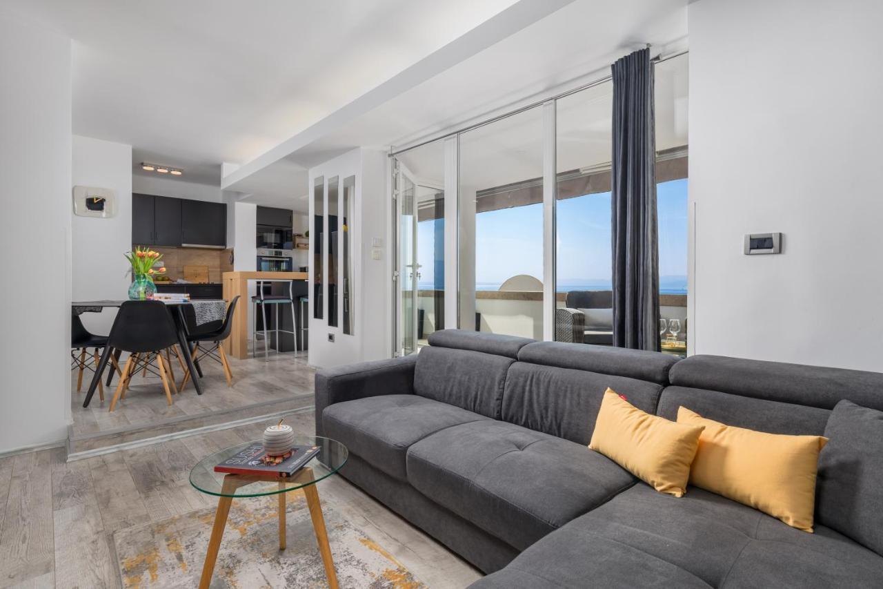 Lux Apartment Sky View Риека Экстерьер фото